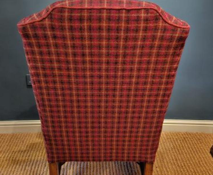Late Victorian Wing Back Arm Chair - Image 4