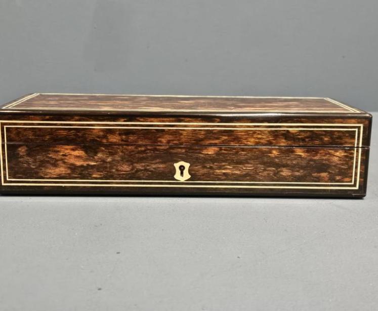 Victorian Coromandel Glove Box - Image 3