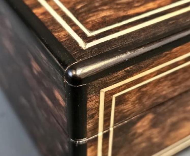 Victorian Coromandel Glove Box - Image 5