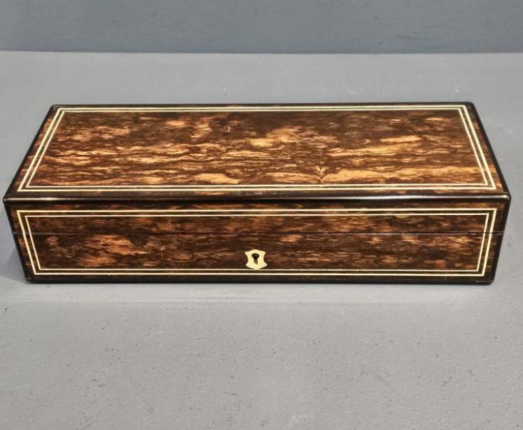 Victorian Coromandel Glove Box - Image 7