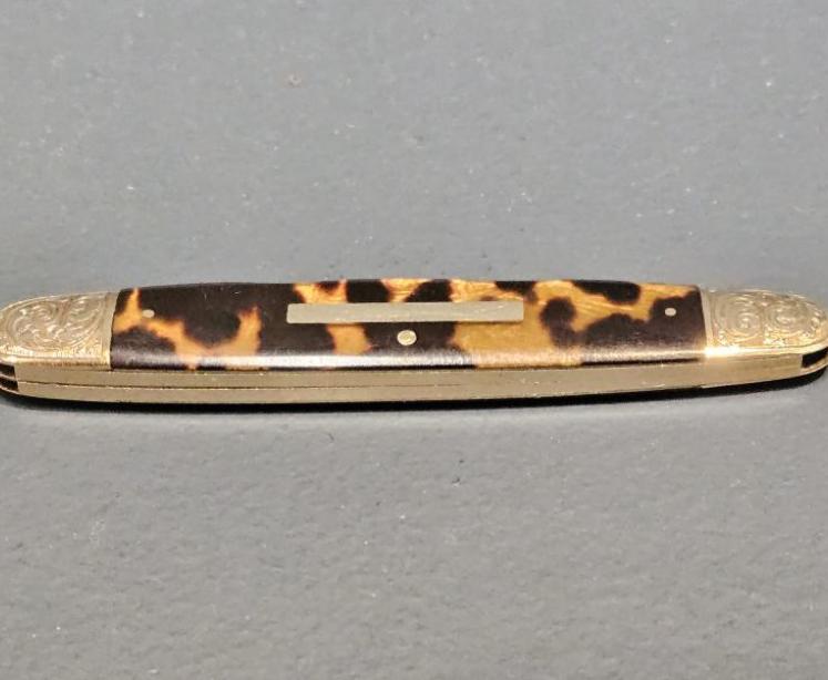 Victorian 9ct Gold and Tortoise Shell Pen Knife  - Image 3