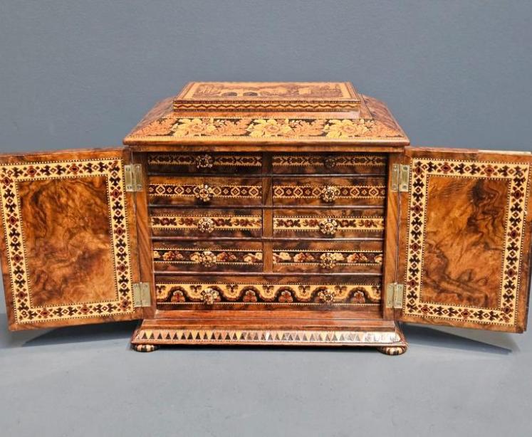 Outstanding Victorian Tunbridge Ware Box - Image 2