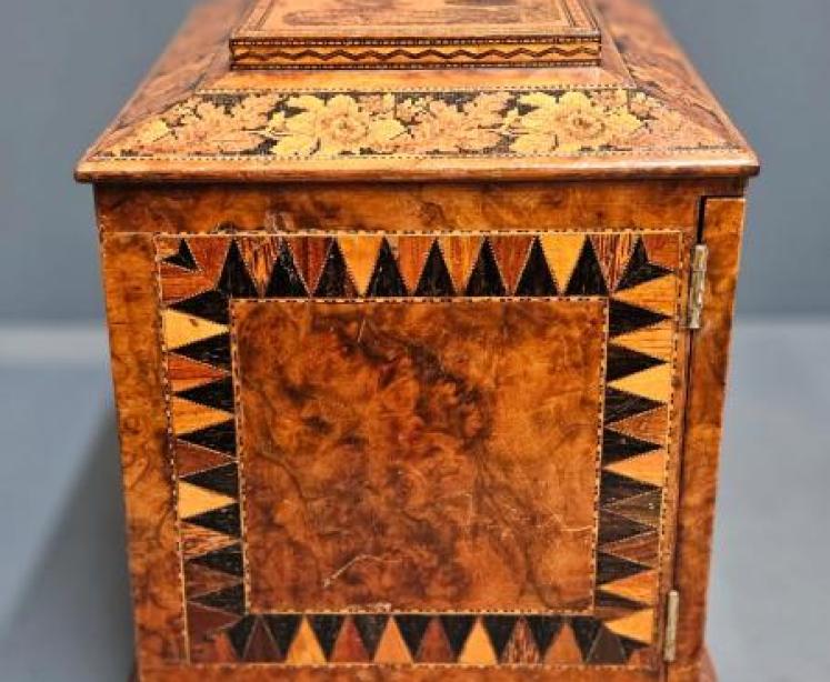 Outstanding Victorian Tunbridge Ware Box - Image 4