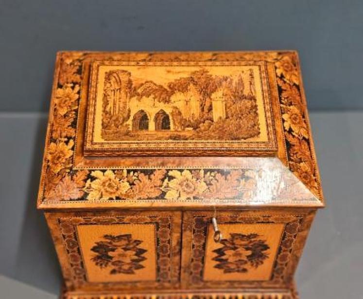 Outstanding Victorian Tunbridge Ware Box - Image 5