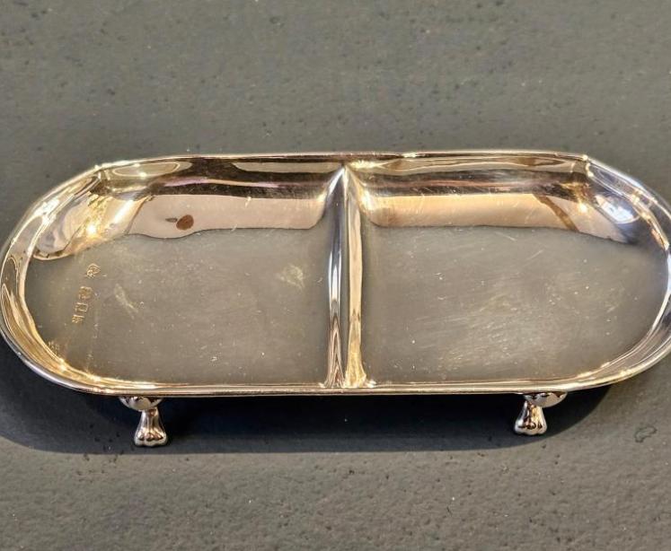 George V Silver Sovereign Tray - Image 4
