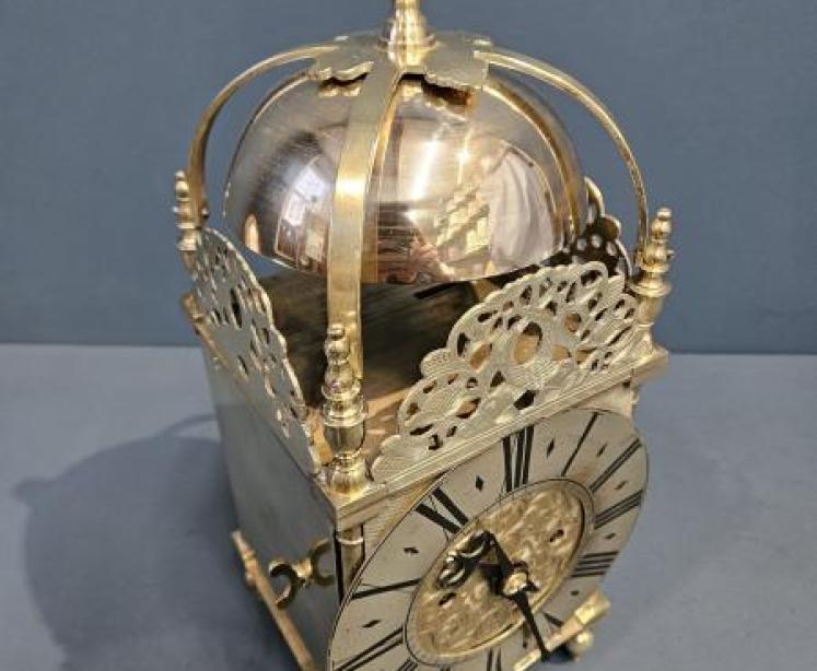 Victorian Double Fusee Lantern Clock - Image 5