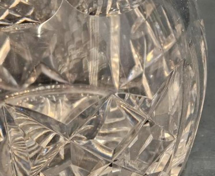 Hukin & Heath Silver Collar Crystal Decanter - Image 3