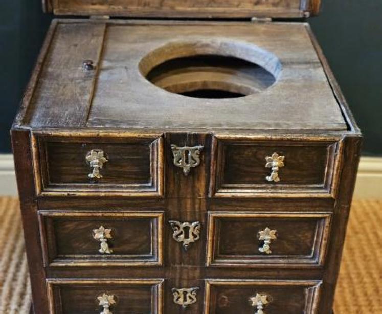 Georgian Oak Close Stool - Image 5