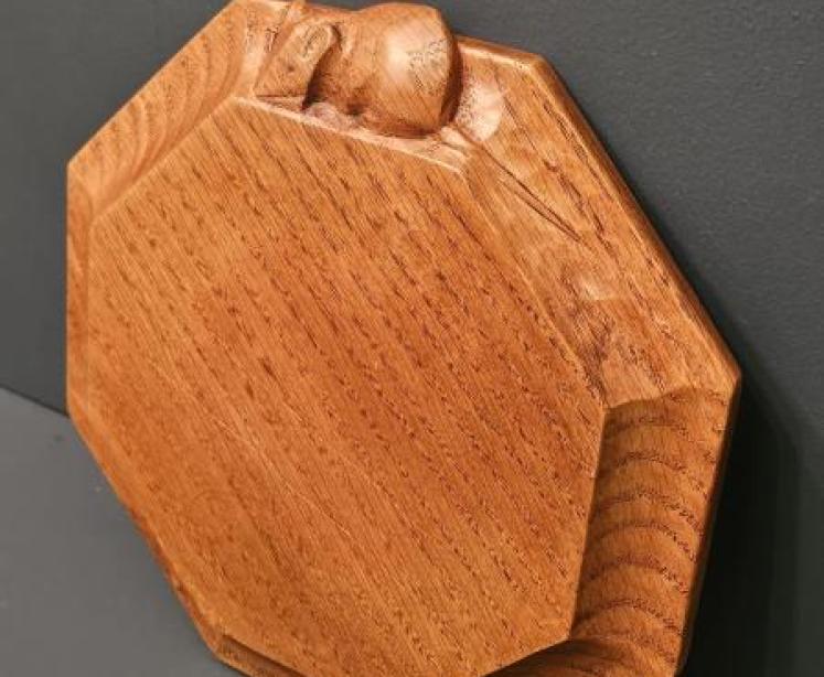 Old Mouseman Teapot Stand - Image 2