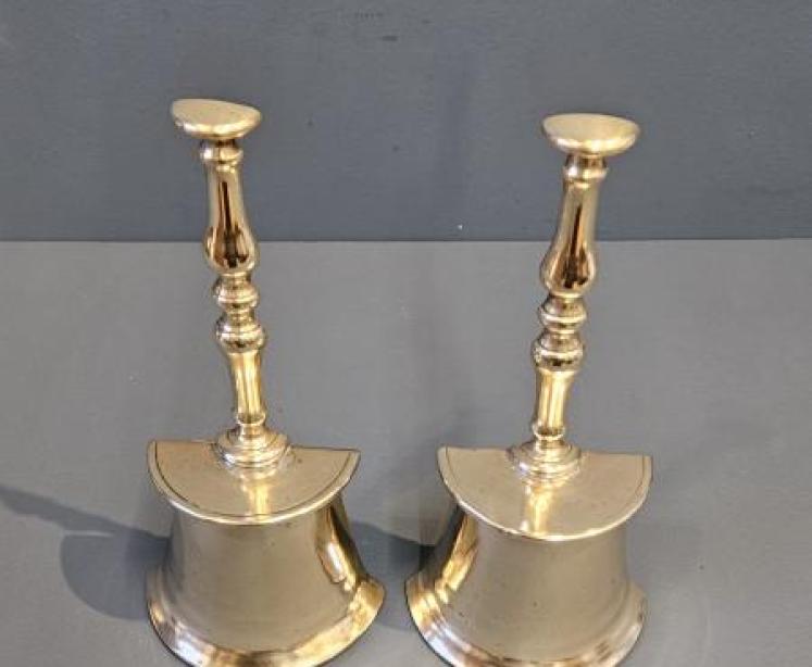 Matching Pair of Regency Brass Door Stops - Image 4