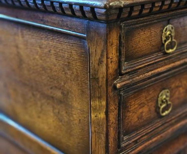  Oak Pedestal Desk - Image 3