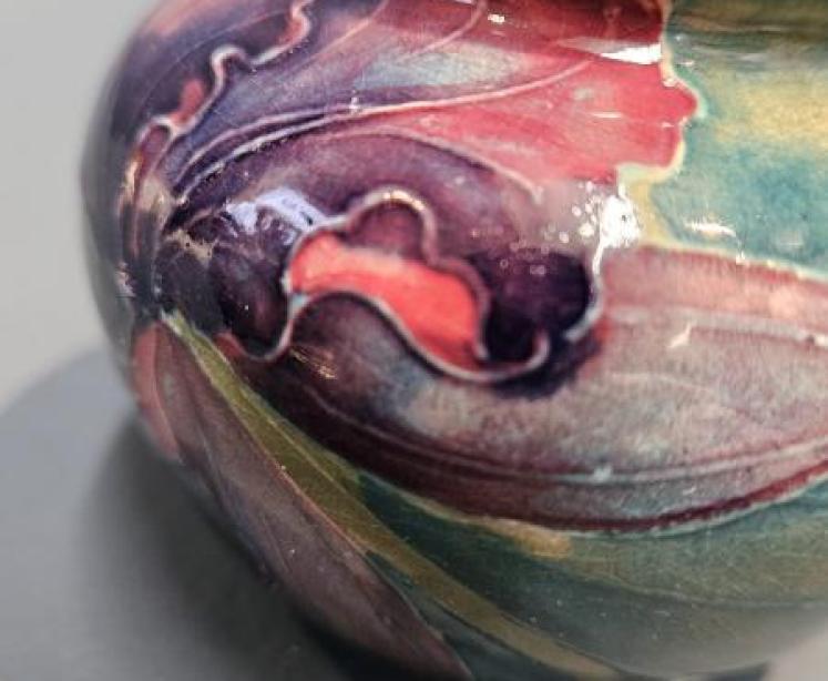 Small Early Moorcroft Orchid Vase - Image 5
