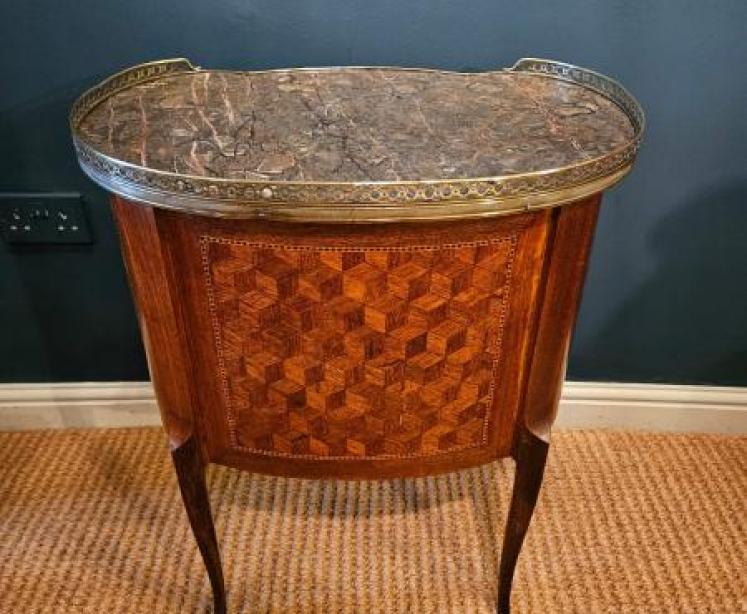 Victorian Walnut Night Stand - Image 2
