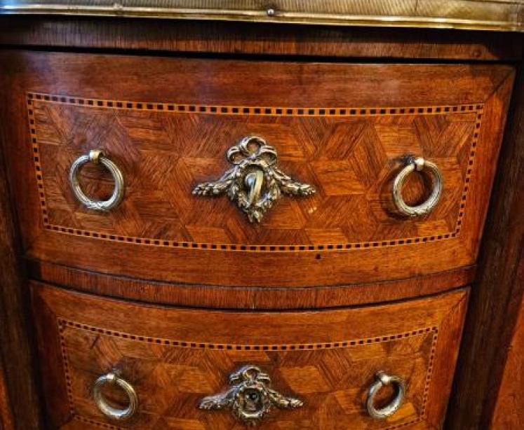 Victorian Walnut Night Stand - Image 6