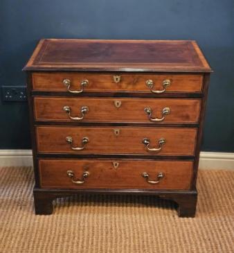 Regency Mahogany Satinwood Crossbanded Chest of Drawers