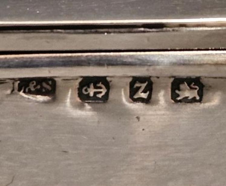 Victorian Silver Triple Stamp Box - Image 6