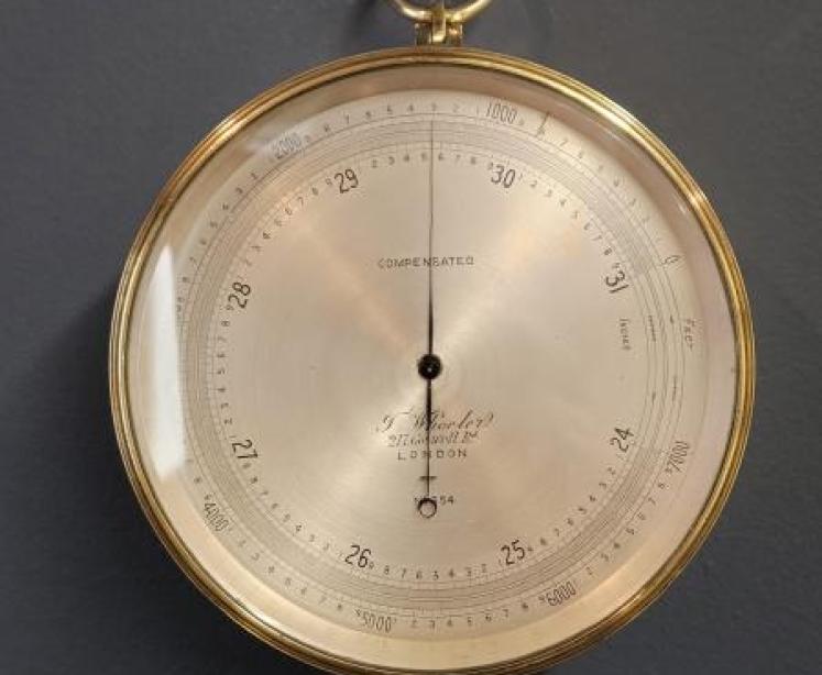 Victorian Brass Marine Barometer - Image 1