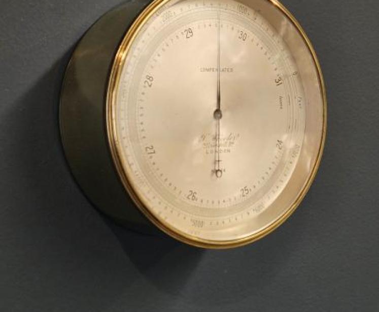 Victorian Brass Marine Barometer - Image 3