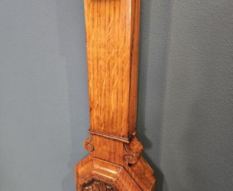 Adie of Edinburgh Victorian Oak Stick Barometer - Image 5