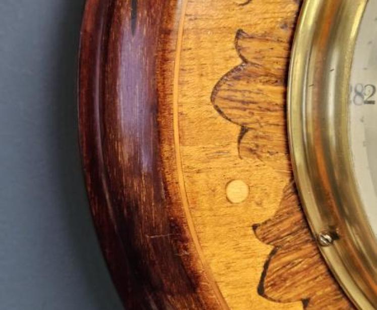 Edwardian Inlaid Barometer - Image 4