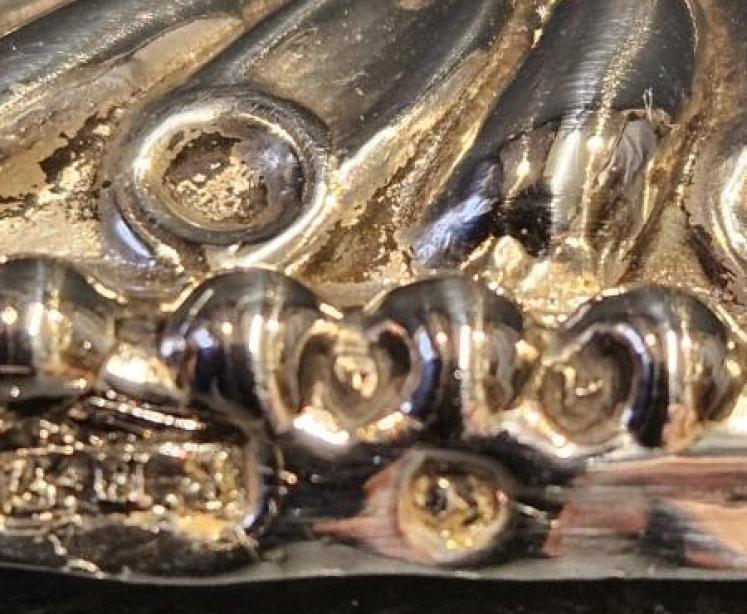 Victorian Silver Arched Top Photo Frame - Image 5