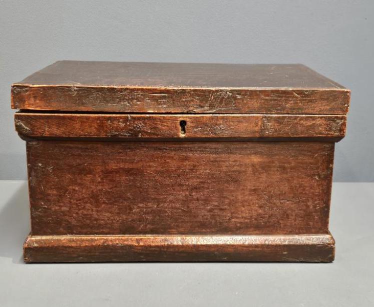 George III Oak Deed Box - Image 4