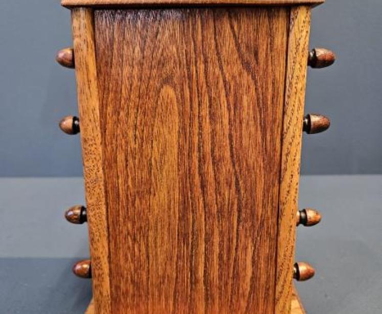 Edwardian Oak Perpetual Desk Calendar - Image 5