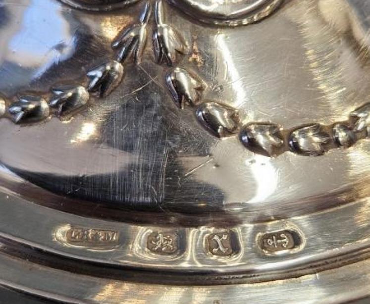 Pair of Victorian Silver Candlesticks  - Image 6