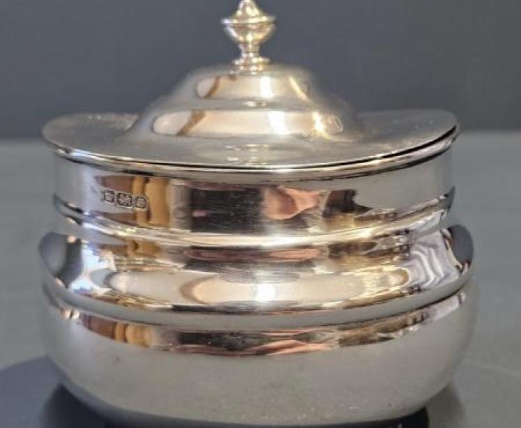 George V Silver Tea Caddy - Image 3