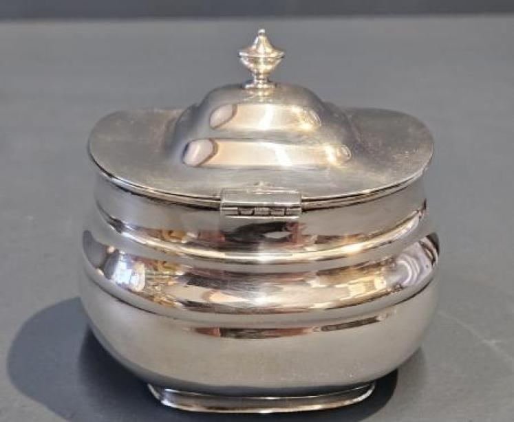 George V Silver Tea Caddy - Image 7