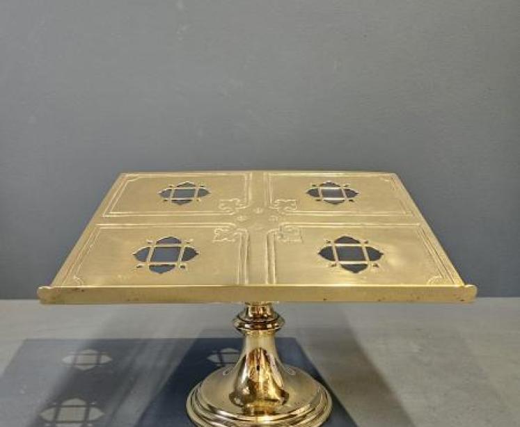 Victorian Brass Book Rest - Image 3