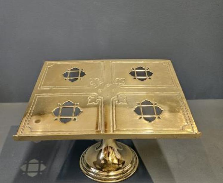 Victorian Brass Book Rest - Image 4