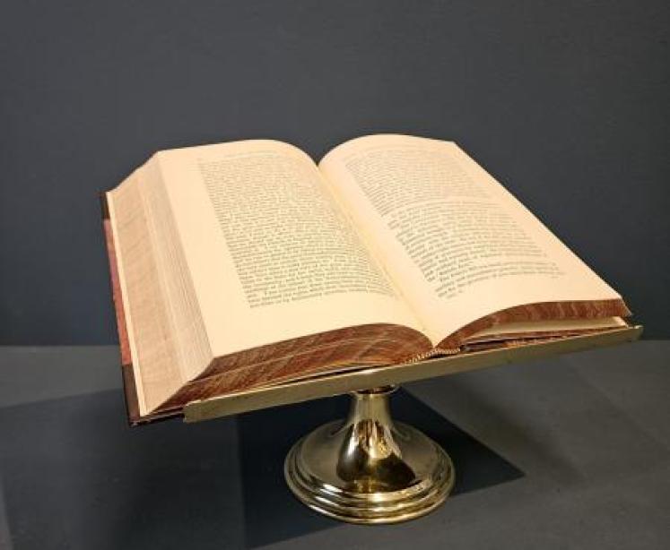 Victorian Brass Book Rest - Image 7