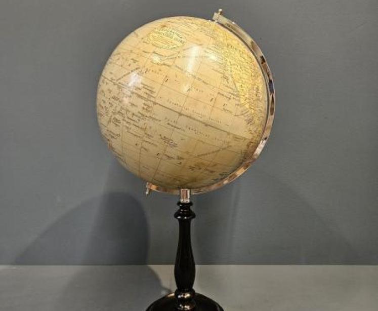 1930's Geographia 10" Paper Mache Globe - Image 1