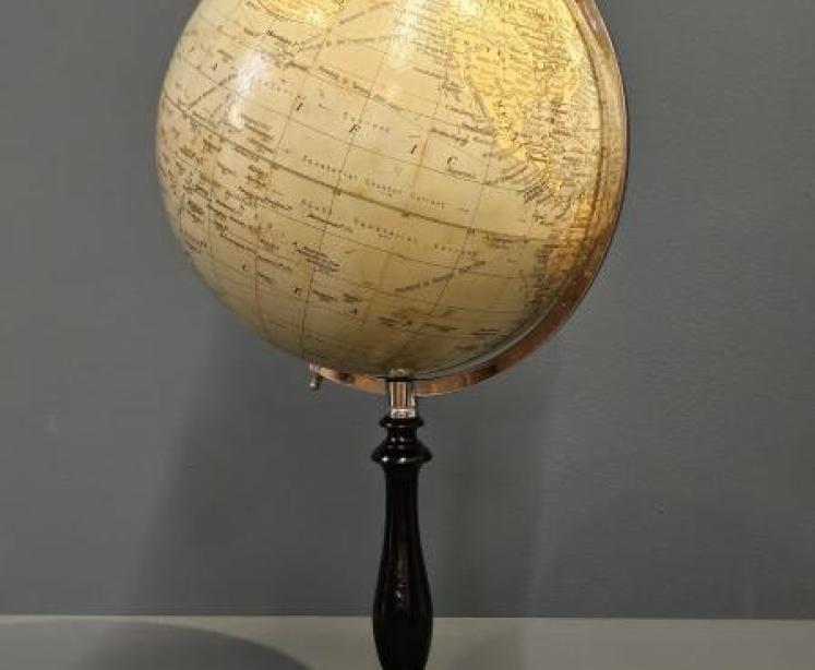 1930's Geographia 10" Paper Mache Globe - Image 5