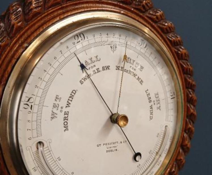 19th Century Irish Ship's Barometer - Image 2