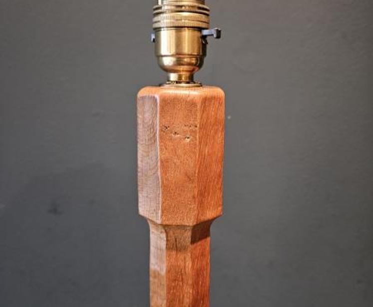 Superb Early Thompsons of Kilburn Mouseman Lamp Standard - Image 2