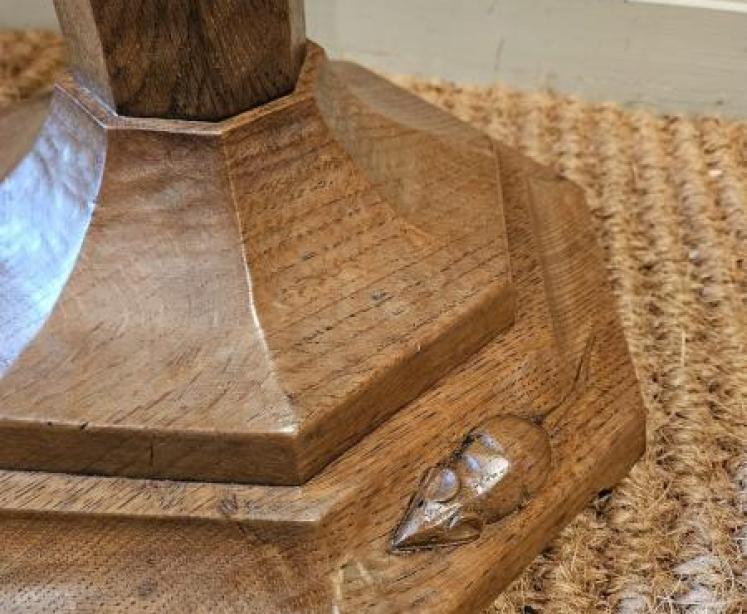 Superb Early Thompsons of Kilburn Mouseman Lamp Standard - Image 7