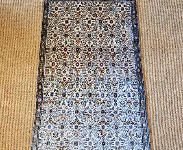 Persian Hearth Sized Wool Rug - Image 1