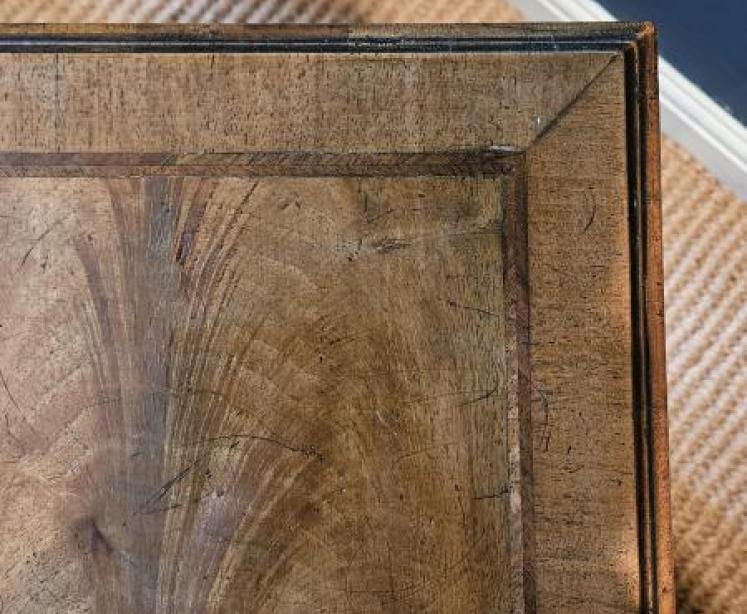 Quality Edwardian Walnut Writing Desk - Image 6