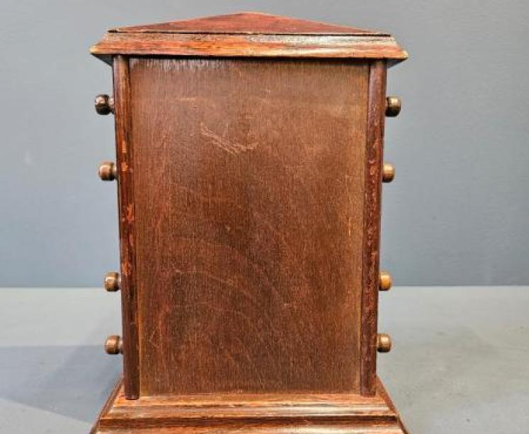 Edwardian Oak Perpetual Desk Calendar - Image 4