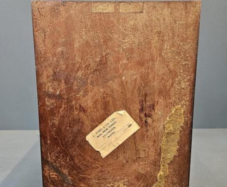 George III Mahogany Book Press - Image 7