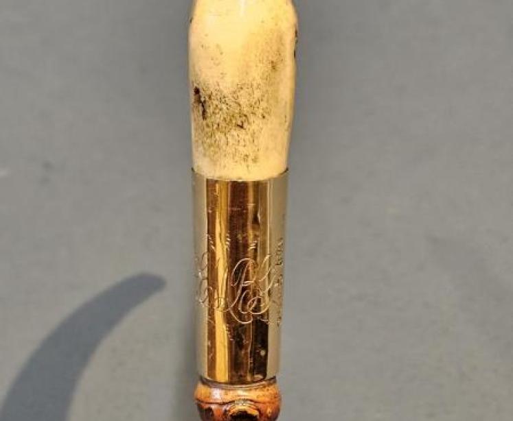 Victorian 14ct Gold Ladies Riding Whip - Image 7