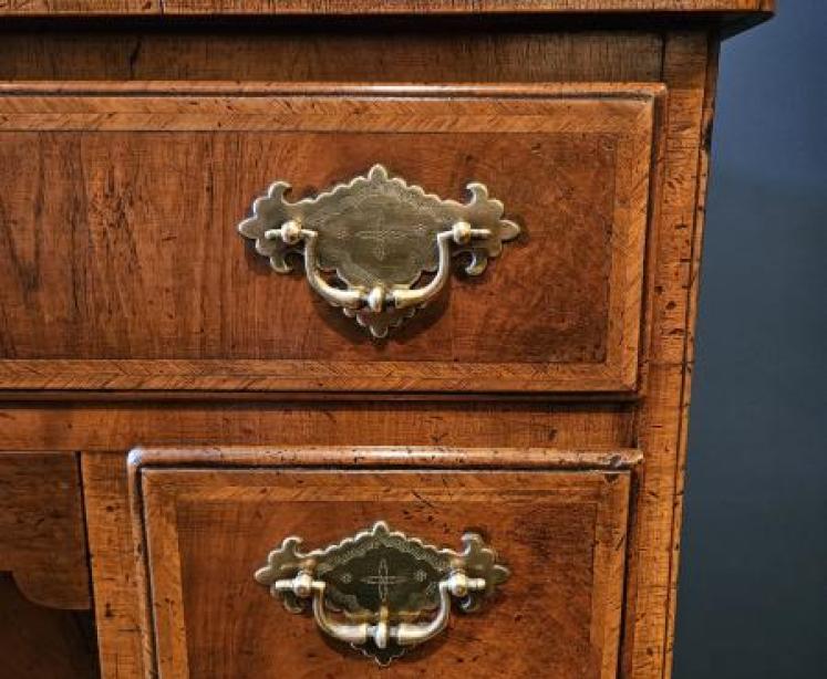 Walnut Kneehole Desk - Image 5