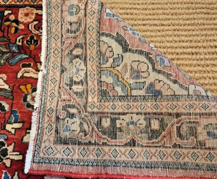 Antique Persian Wool Rug - Image 5