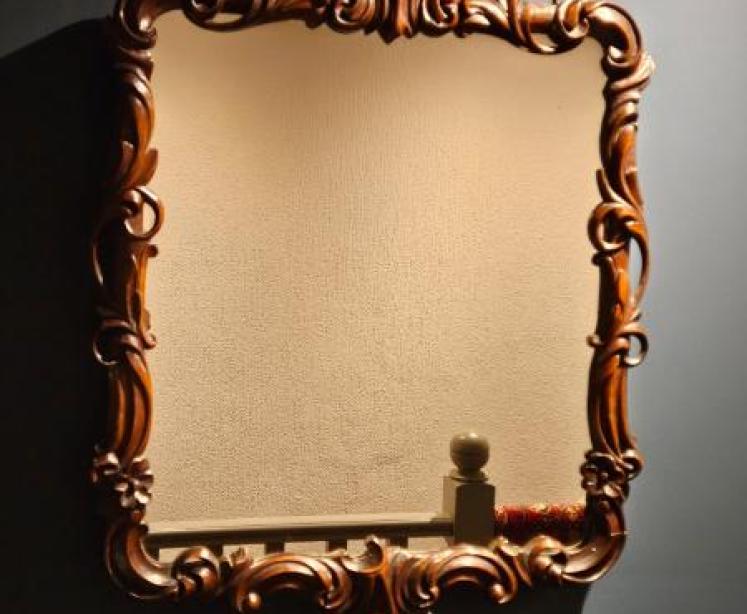 William IV Rosewood Framed Mirror - Image 1