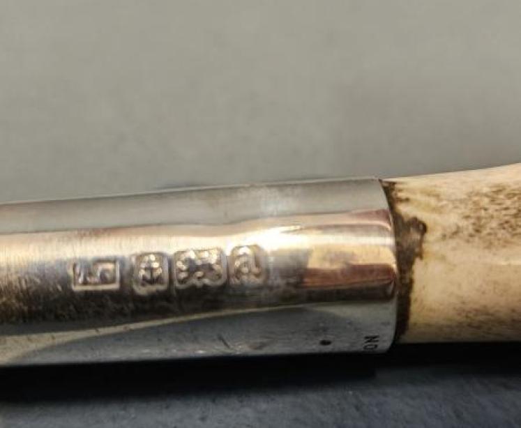 Victorian Silver Mounted Bamboo Riding Whip - Image 5