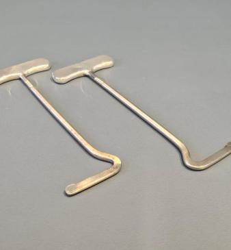 Pair of Edwardian Silver Handled Boot Pulls