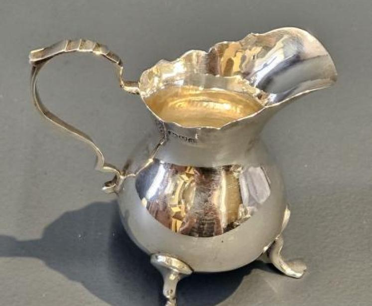 Chester Silver Cream Jug - Image 1