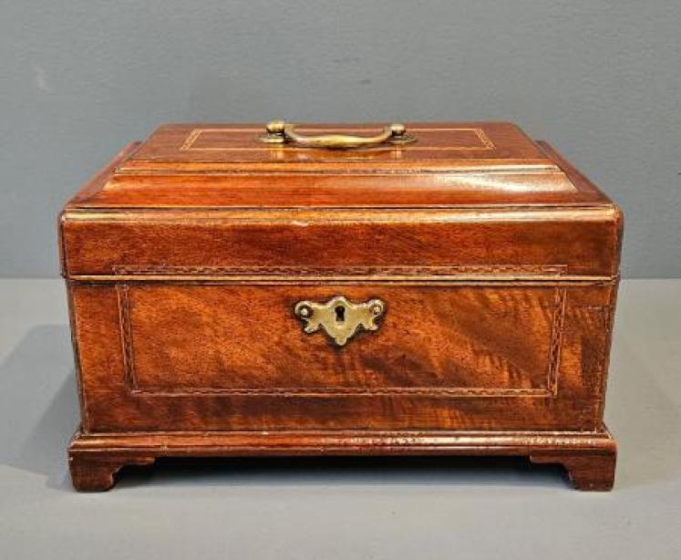 George III Mahogany Box - Image 1
